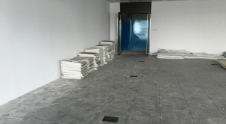 馬石油辦公室裝修設(shè)計工程施工現(xiàn)場_康藍(lán)裝飾公司